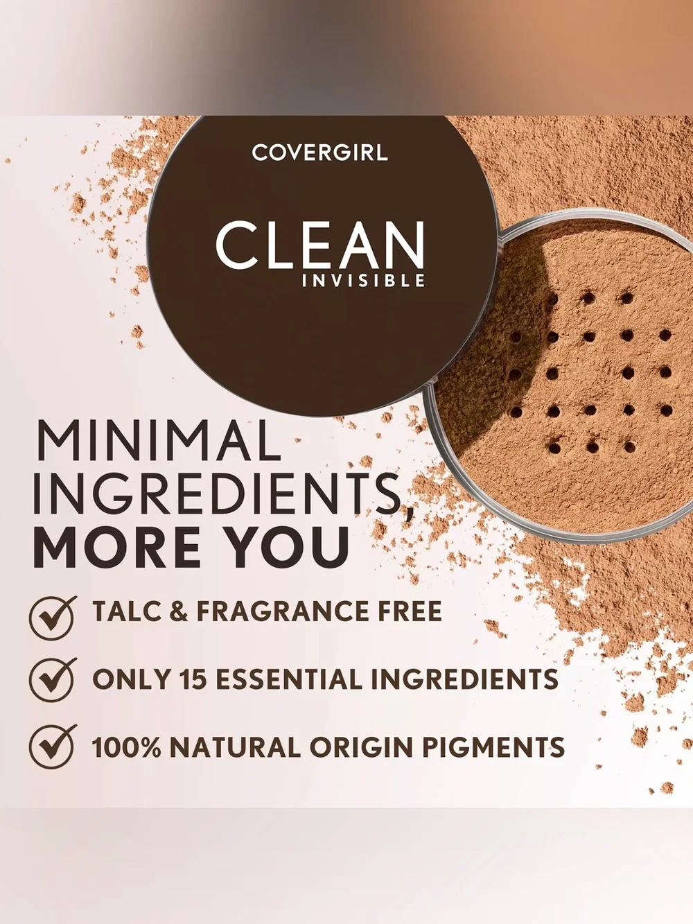 CoverGirl Clean Invisible Loose Powder - Translucent Light, NEW